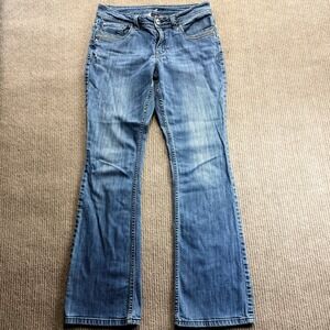 Apt 9 Jeans Womens 10 Curvy Bootcut Embellished Rhinestone Studded Y2K 31x31
